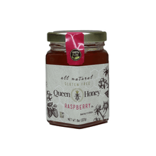 Load image into Gallery viewer, Queen Honey Raspberry 8oz Jar
