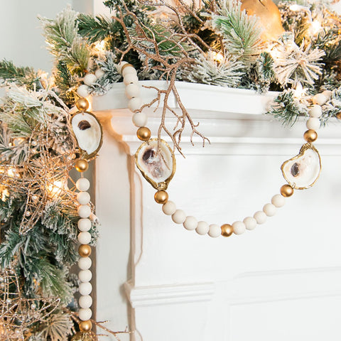 Grit and Grace Gilded Oyster Garland