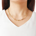 Sterling Silver 18" Paperclip Link Necklace