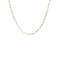 Sterling Silver 16" Petite Paperclip Link Necklace