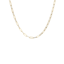 Load image into Gallery viewer, Sterling Silver 16&quot; Petite Paperclip Link Necklace
