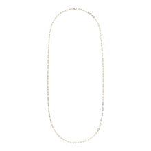 Load image into Gallery viewer, Italian Sterling Silver 36&quot; Petite Paperclip Link Necklace
