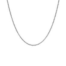 Load image into Gallery viewer, Italian Sterling Silver 18&quot; Rope Chain Necklace
