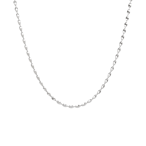 Italian Sterling Silver 18" Confetti Necklace