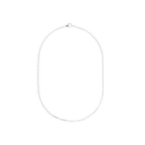 Italian Sterling Silver 16" Petite Rolo Chain Necklace