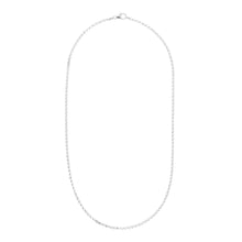 Load image into Gallery viewer, Italian Sterling Silver 20&quot; Petite Rolo Chain Necklace
