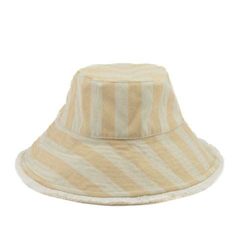 Sprigs Adjustable Fringe Bucket Hat w/ Flexible Brim