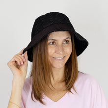 Load image into Gallery viewer, Sprigs Adjustable Terrycloth Bucket Hat
