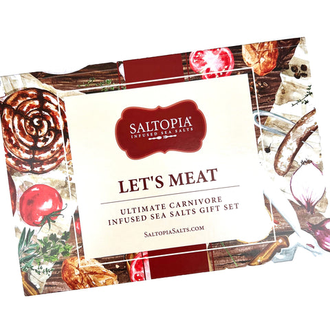 Saltopia Salt "Ultimate Carnivore Summer Grill" Infused Salts Packaging