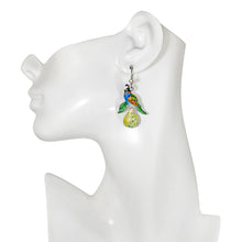 Load image into Gallery viewer, Kirks Folly 12 Days of Christmas Pear Tree Leverback Earrings (Silvertone)
