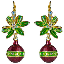 Load image into Gallery viewer, Kirks Folly Deck the Hall Earrings-Goldtone
