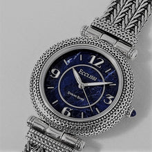 Load image into Gallery viewer, Ecclissi &quot;The Jill&quot; Sterling Silver Sodalite Watch
