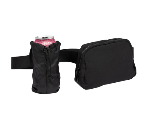 WanderFull Black HydroBeltbag with Removable Hydration Holster
