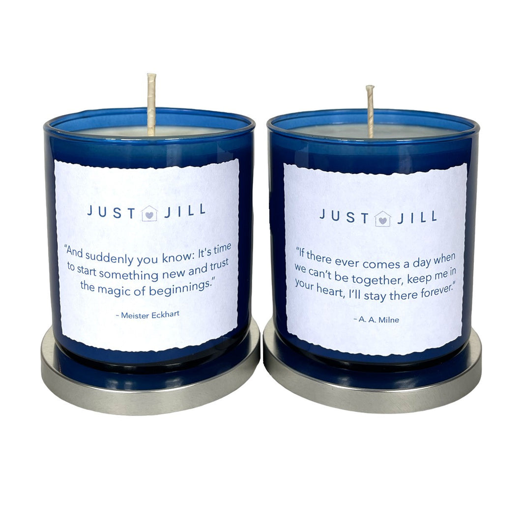 Just Jill Scented Candles Blue Signature 