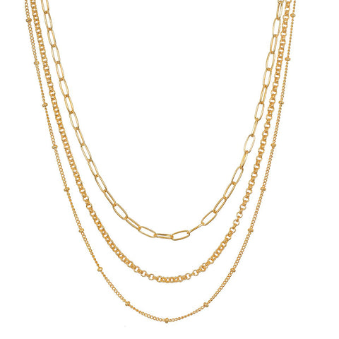 Satya Layered Beauty Multiple Chain Necklace