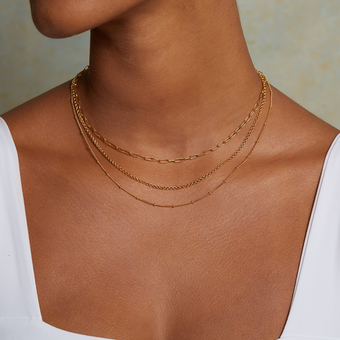 Satya Layered Beauty Multiple Chain Necklace
